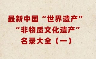 中国非物质文化遗产名录（中国非物质文化遗产名录最新版查询入口在哪）