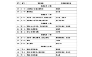 武汉物质非物质文化遗产（武汉物质非物质文化遗产清单在哪查）