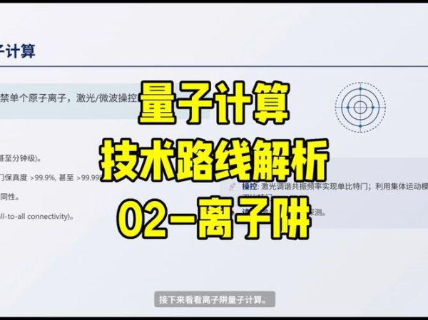实现量子计算的技术（量子计算技术入门教程）-第3张图片-八三百科
