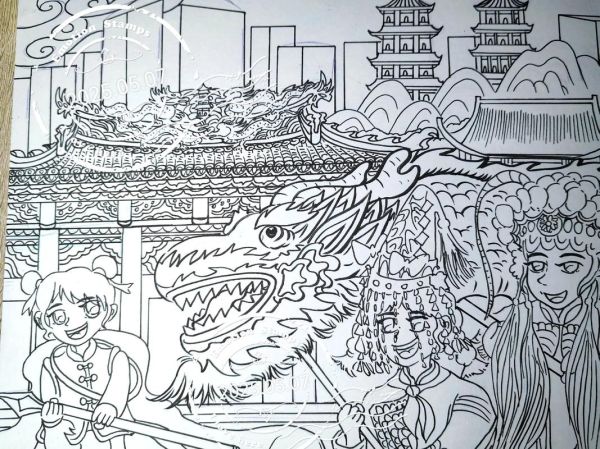 非物质文化遗产白描图片（白描非遗图片怎么画？从零开始学线稿）-第1张图片-八三百科