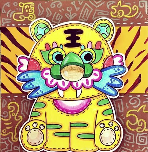 非物质文化遗产撕纸老虎（撕纸老虎怎么做 非遗手工新手教程）-第2张图片-八三百科