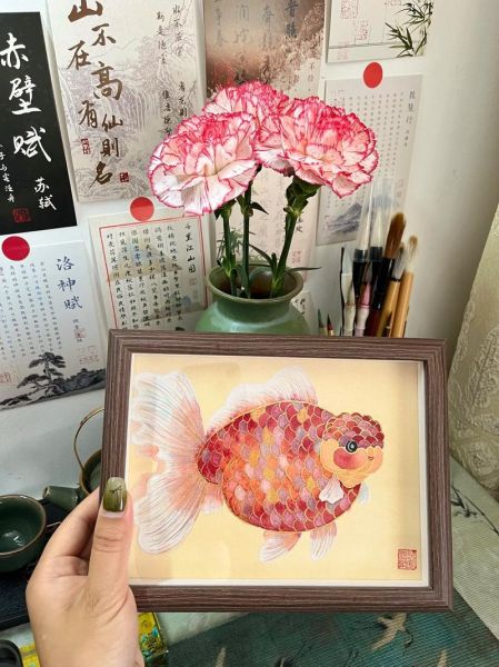 非物质文化遗产指画金鱼（指画金鱼技法入门教程）-第3张图片-八三百科